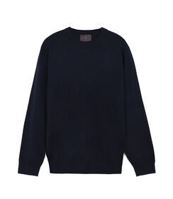 Maglione da uomo basic blu, Valerio 1966, 26J3T2556TSBLUEL, 001 preview