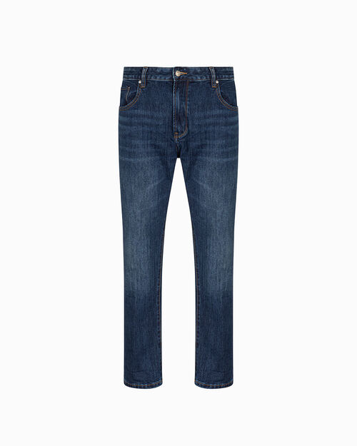Pantaloni jeans con orlo risvoltato, JEANS