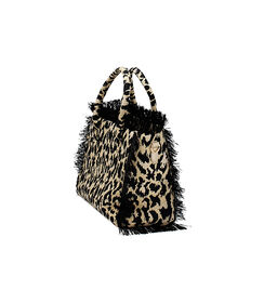Mini bag da donna in tessuto leopard, Valerio 1966, 2523T4536TSLEOPUNI, 003 preview