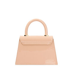 Mini bag da donna in vernice nude, Valerio 1966, 2551T6176VENUDEUNI, 004 preview