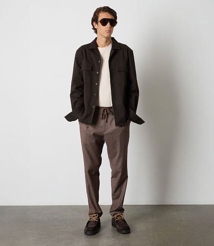 Pantalaccio marrone in tessuto da uomo, Valerio 1966, 26N9T1992TSMARR42, 001