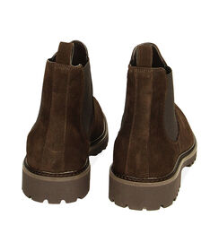 Stivaletti Chelsea in camoscio testa di moro, Valerio 1966, 2295T5452CMMORO041, 003 preview