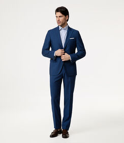 Camicia celeste con righe verticali, Valerio 1966, 27Z3T0024COCELE41, 003 preview