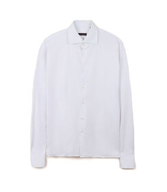 Camicia bianca in cotone da uomo, Valerio 1966, 26Z3T0026COBIAN38, 003 preview