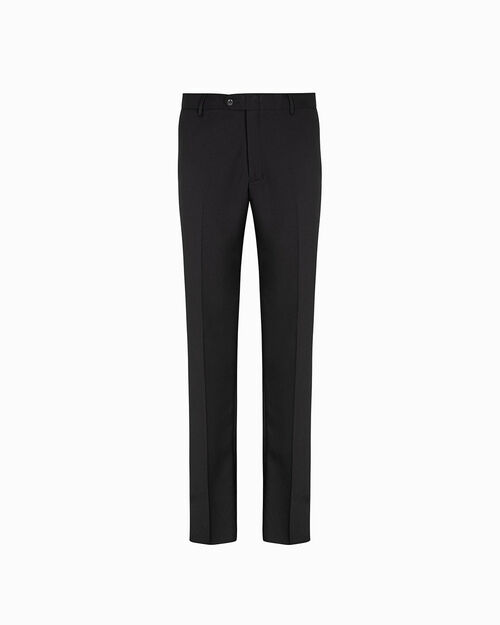 Completo pantalone nero essenziale, BLACK