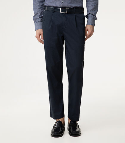 Pantalone blu classico, Valerio 1966, 27J3T6925TSBLUE42, 002