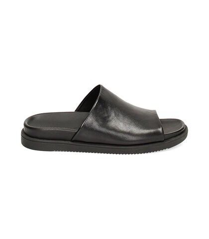 Ciabatte nere in pelle, Valerio 1966, 2377T7915PENERO039, 001