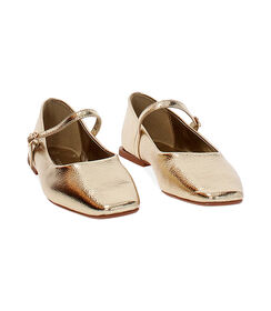 Ballerine da donna dorate laminate, Valerio 1966, 2549T2953LMOROG036, 003 preview