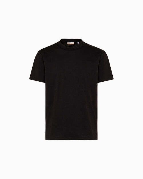 T-shirt nera minimalista, BLACK