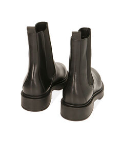 Chelsea boots neri in pelle, tacco 3,5 cm, Valerio 1966, 20B8T3501PENERO035, 003 preview