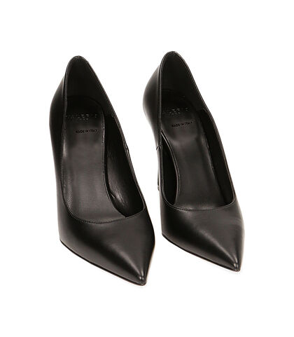 Décolleté nere, tacco 11 cm, Valerio 1966, 21M8T3680EPNERO035, 002