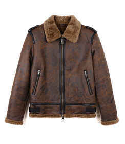 Montone da uomo marrone, Valerio 1966, 26J3T6773MFMARRL, 005 preview