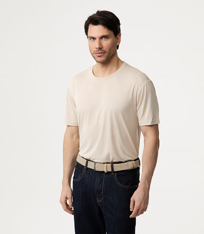 T-shirt bianca essenziale classica, Valerio 1966, 27C9T5579TSBIANI, 002