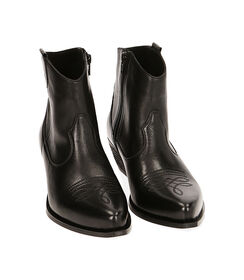 Texani neri in pelle, Valerio 1966, 23B8T4104PENERO036, 002 preview
