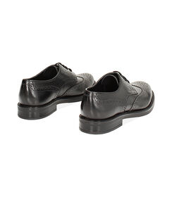 CALZATURA UOMO ALLACCIATO PELLE NERO, Valerio 1966, 24N4T6506PENERO039, 003 preview