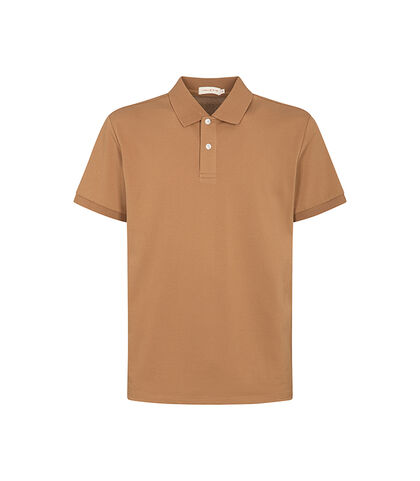 Polo marrone con colletto a costine, Valerio 1966, 2779T2118TSMARRI, 001