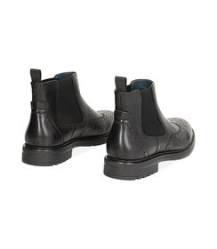 Beatles nero in pelle, stile oxford, Valerio 1966, 24U6T8103PENERO039, 003 preview