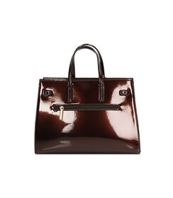 Borsa a mano testa di moro in vernice perlata, Valerio 1966, 2657T1833SEMOROUNI, 003 preview