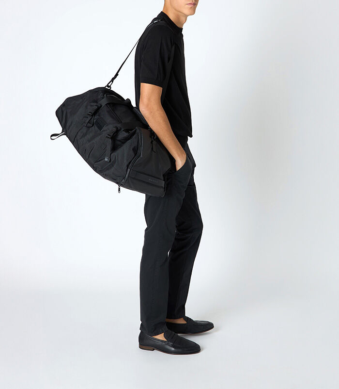 Maglia in cotone da uomo nera, Valerio 1966, 25U4T4758CONEROL