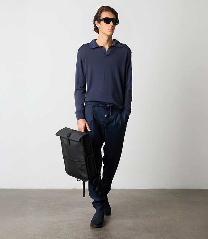 Pantalaccio blu navy da uomo, Valerio 1966, 26N9T1992TSBLUN42