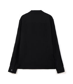 Camicia nera da uomo in tessuto, Valerio 1966, 26Z3T0213TSNEROI, 004 preview