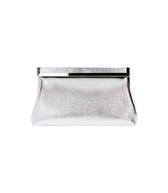 Pochette da donna in laminato argento, Valerio 1966, 2551T6136LMARGEUNI, 004 preview