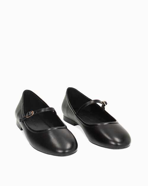 Ballerine nere punta tonda, BLACK