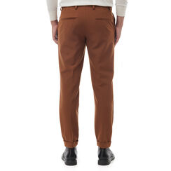 Pantalone marrone con piega inglese, Valerio 1966, 24N9T5229TSMARR44, 002 preview