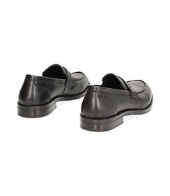 Mocassini classic neri in pelle, Valerio 1966, 2314T1739PENERO039, 003 preview
