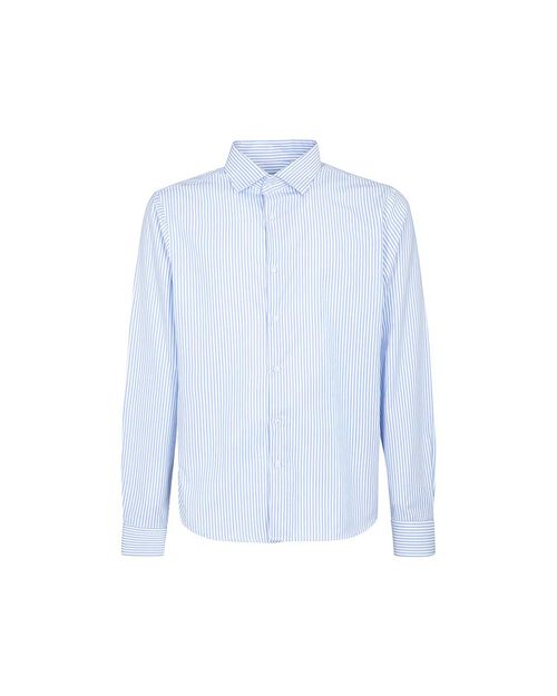 Camicia celeste righe verticali, LT BLUE