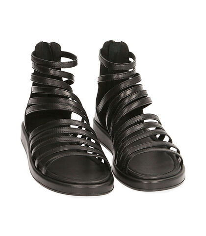 Gladiators neri in pelle, Valerio 1966, 19M3T0005PENERO035, 002