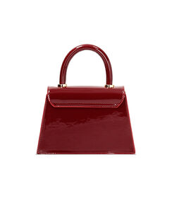 Mini bag da donna in vernice cherry, Valerio 1966, 2551T6176VECHERUNI, 004 preview