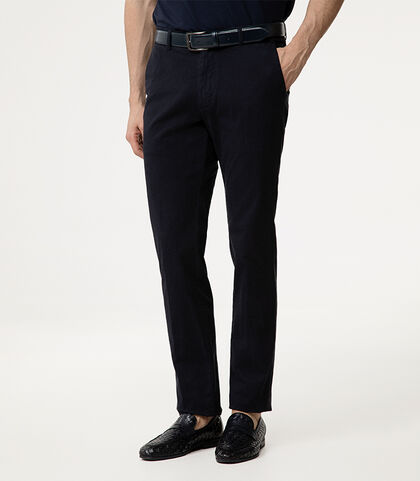 Pantalone blu essenziale, Valerio 1966, 2787T4200TSBLUE42, 002