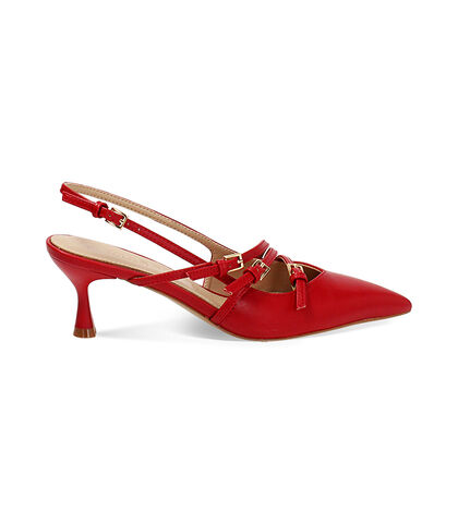 Décolleté slingback brosse, tacco 6 cm, Valerio 1966, 2521T8220EPROSS035, 001