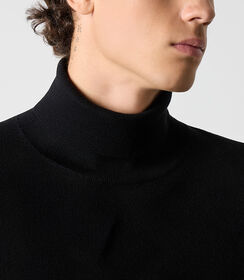 Maglione dolcevita da uomo nero, Valerio 1966, 26U4T3053TSNEROL, 002 preview