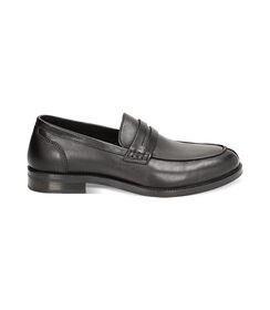 Mocassini classic neri in pelle, Valerio 1966, 2314T1739PENERO039, 001 preview