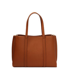 Borsa a mano donna cognac classica, Valerio 1966, 2557T3498EPCOGNUNI, 004 preview
