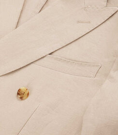 Giacca doppio petto sabbia con bottoni dorati, Valerio 1966, 2784T3636LNSABB42, 003 preview