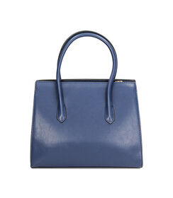 Borsa a mano blu rigida, Valerio 1966, 2357T2482EPBLUEUNI, 003 preview