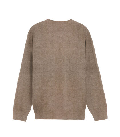 Maglione da uomo basic beige, Valerio 1966, 26J3T2556TSBEIGI, 002