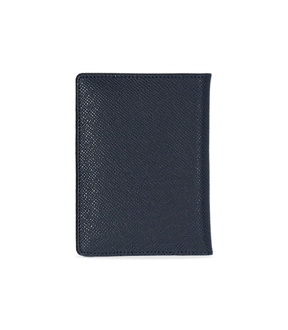 Portafoglio blu in pelle , Valerio 1966, 10A4T1701PEBLUEUNI, 002