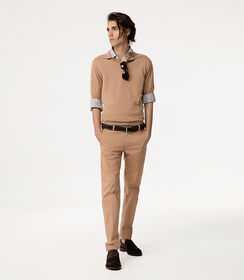 Camicia marrone a righe verticali, Valerio 1966, 27Z3T0019COMARR41, 003 preview