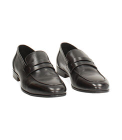 Mocassino nero elegante con cuciture artigianali, Valerio 1966, 2714T1091PENERO039, 003 preview