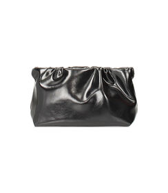 Mini bag nera in materiale lucido, Valerio 1966, 2617T1040EUNEROUNI, 003 preview