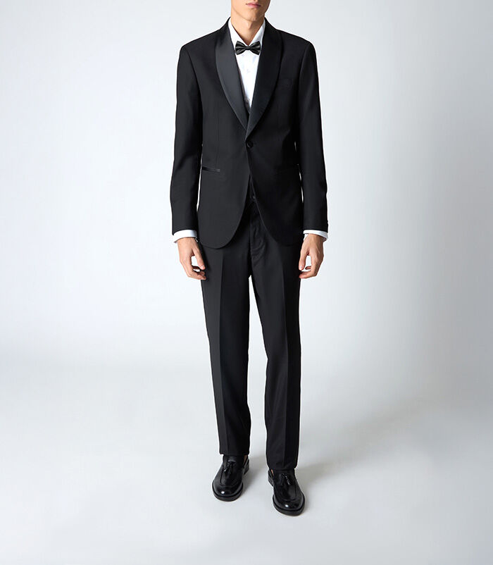 Abito da uomo nero elegante, Valerio 1966, 25R1T0005TSNERO48