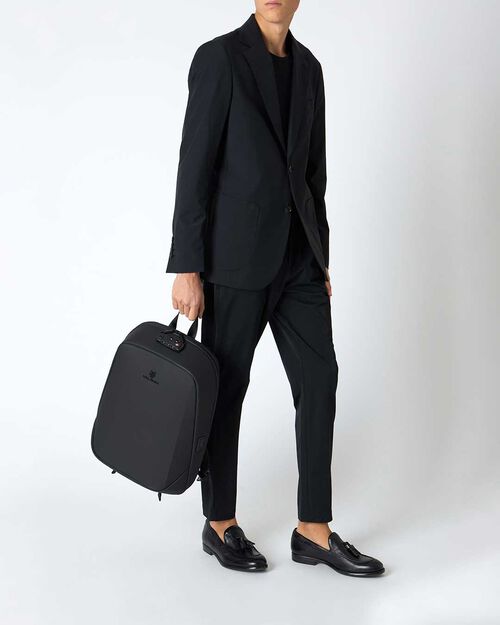 Pantalone da uomo slim nero, BLACK