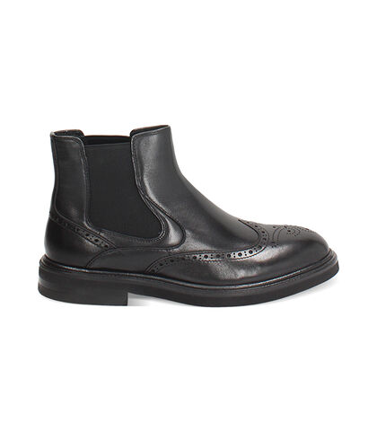 Beatles in pelle nera da uomo, Valerio 1966, 26U6T3950PENERO039, 001