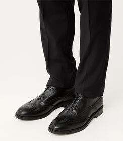 Scarpe eleganti nere con dettagli brogue, Valerio 1966, 2753T1460PENERO040, 002 preview