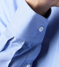 Camicia azzurra in cotone da uomo, Valerio 1966, 26Z3T0026COAZZU40, 002 preview