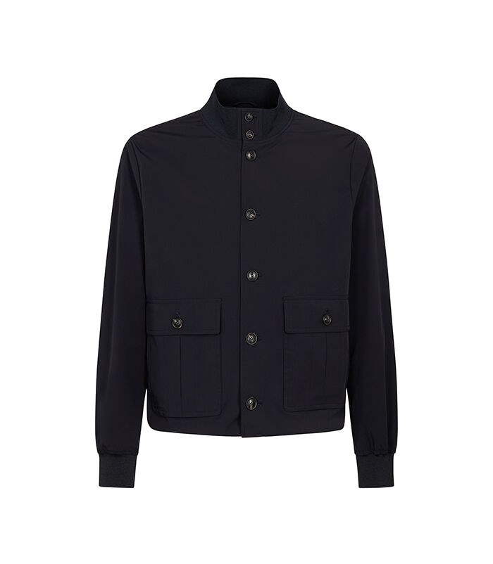 Giubbino blu con dettagli moderni, Valerio 1966, 2785T8622TSBLUEI